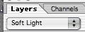 Layers palette Soft Light mode